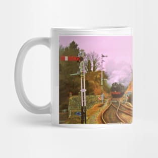 Steam at Corfe Castle Mug